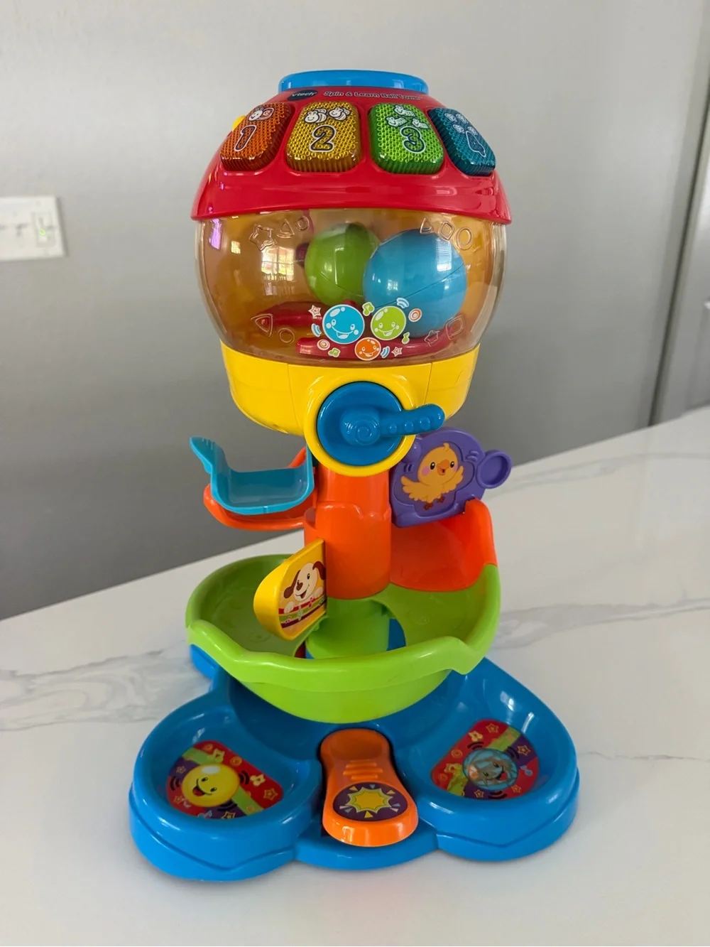 Interactive Multicolor Ball Drop Learning Toy - Bright Colors